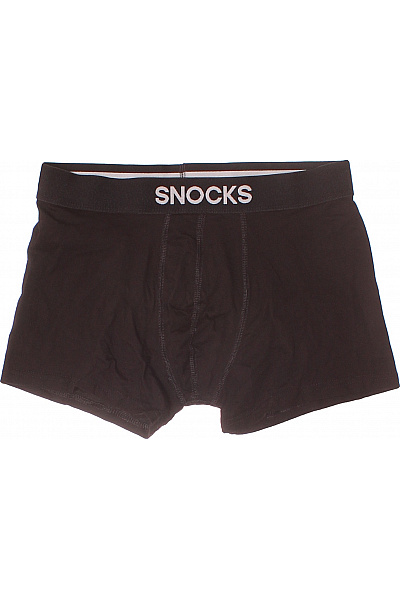 Pánské Prádlo Černé Snocks Outlet