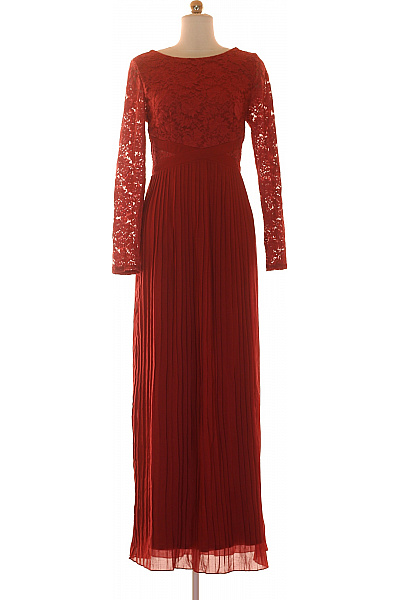 Společenské  Šaty Vínová Little Mistress Vel. 40 | Little Mistress | obrázek 2