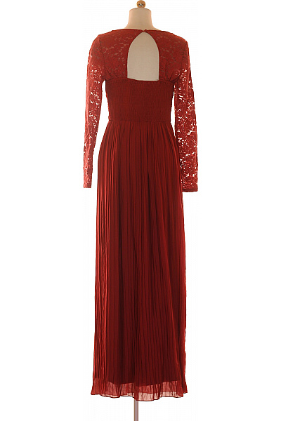 Společenské  Šaty Vínová Little Mistress Vel. 40 | Little Mistress | obrázek 3