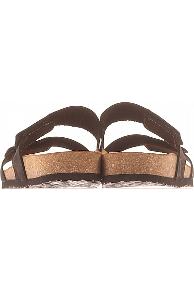 Dámské Pantofle Kožené Černé Comfortfusse