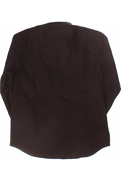 Pánská Košile Jednobarevná Černá Hugo Boss Vel. M