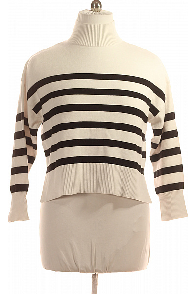 ONLY Dámský Rolák Černobílý Second Hand Vel. L