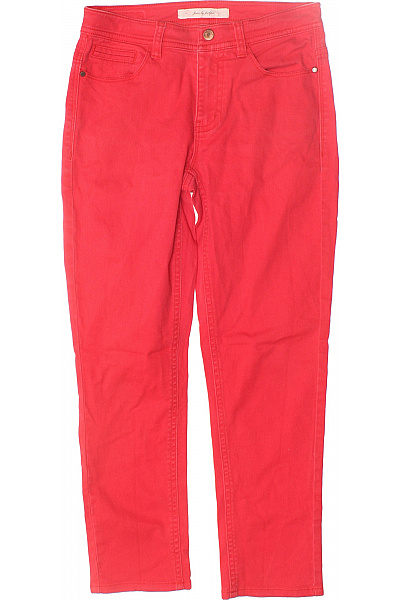 Boyfriend Dámské Džíny Červené Vel. 29/30