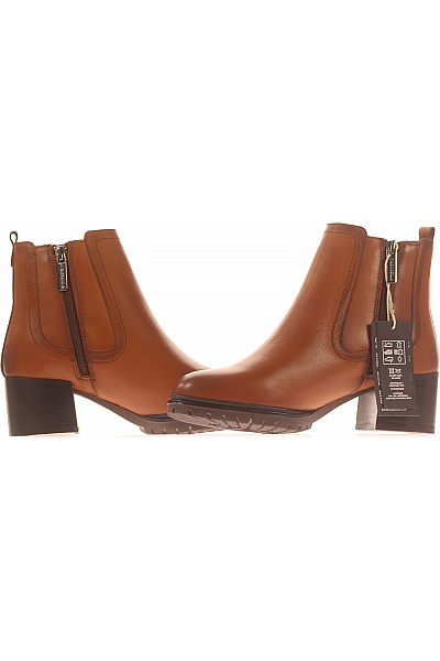 Dámské Kotníkové Boty Hnědé CARMELA Outlet Vel. 36