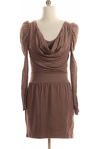 Tričkové  Šaty Béžové OBJECT Vel. S