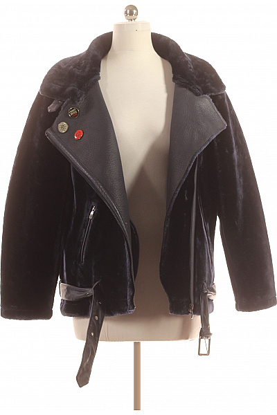 Dámský Kabát Modrý DESIGUAL Vel. 42