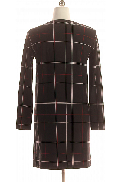 MANGO Tričkové  Šaty Černé Vel.  XS