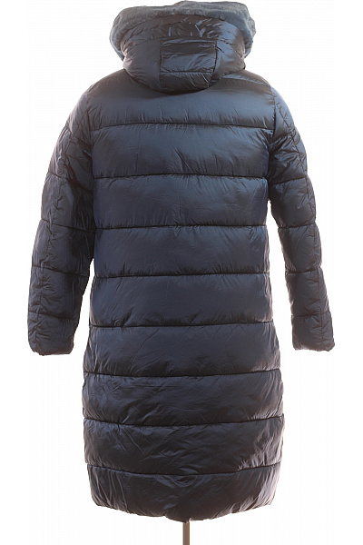 Dámská Zimní Dlouhá Bunda Modrá CMP Outlet