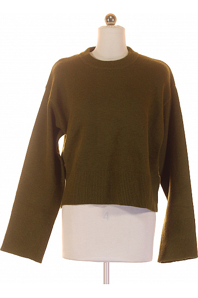 Bershka Dámský Svetr Zelený Vel. XS