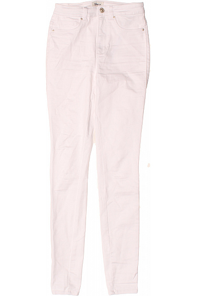 Dámské Kalhoty Bílé ONLY Second Hand Vel. 32