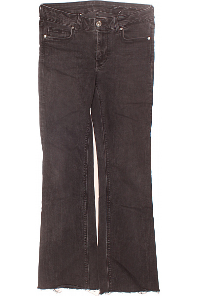 Bootcut Dámské Džíny Šedé ZARA Vel. 36