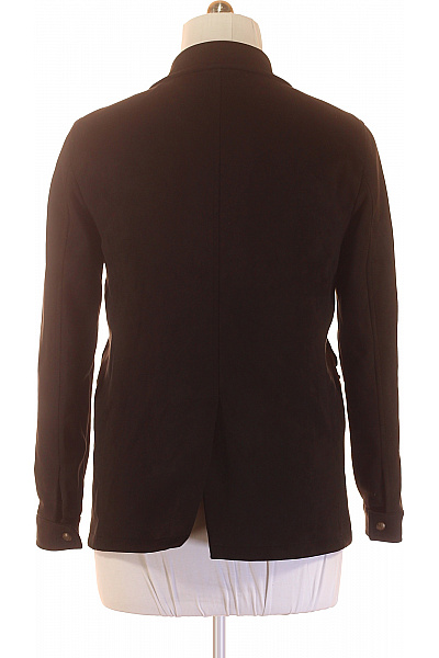 Krátký Pánský Kabát Černý ANTIOCH Vel. M