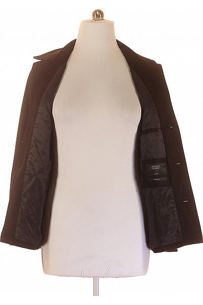 Krátký Pánský Kabát Černý ANTIOCH Vel. M