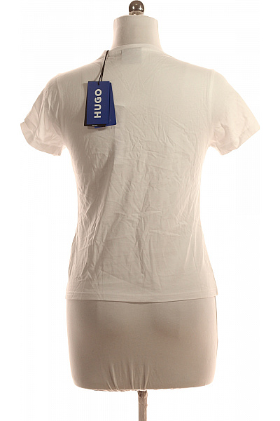 Dámské Tričko Bílé Hugo Boss Vel. M