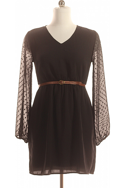 Šaty Černé Second hand Vel. 38