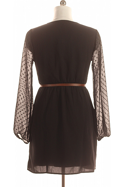 Šaty Černé Second hand Vel. 38