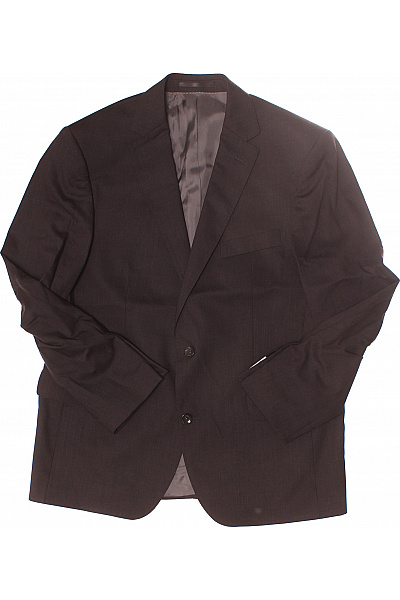 Carl Gross Pánský Společenský Oblek Vlněný Černý Vel. 24