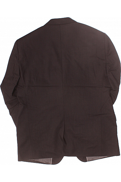 Carl Gross Pánský Společenský Oblek Vlněný Černý Vel. 24