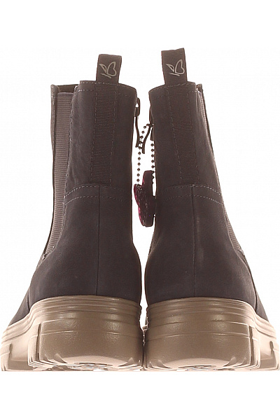 CAPRICE Dámské Boty Kožené Modré