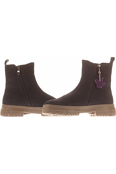 CAPRICE Dámské Boty Kožené Modré