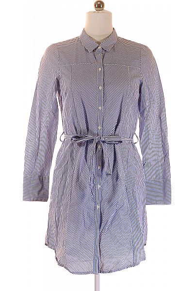 SAINT TROPEZ Košilové  Šaty Hnědé Vel. M