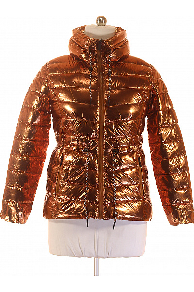 Prošívaná Dámská Bunda Zlatá DESIGUAL Vel. L