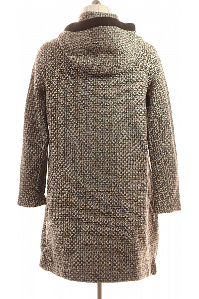 CMP Krátký Dámský Kabát Černobílý