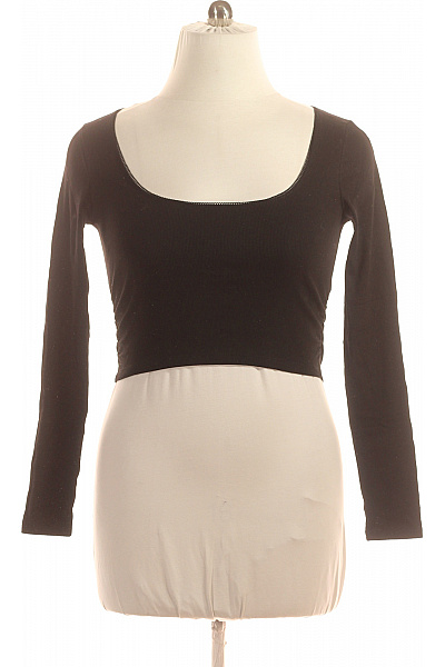 Dámské Top Černý Bershka Second hand Vel. L