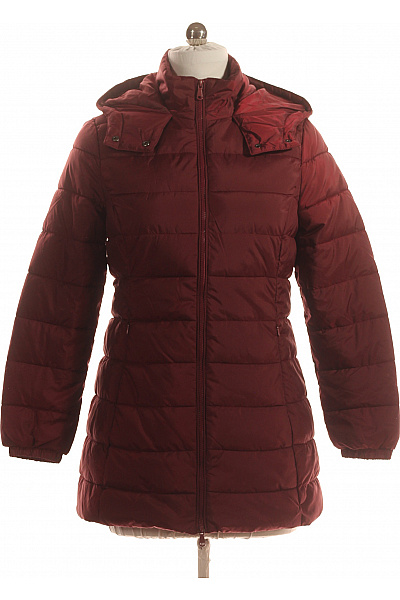 Dámská Bunda Vínová Vel. 36