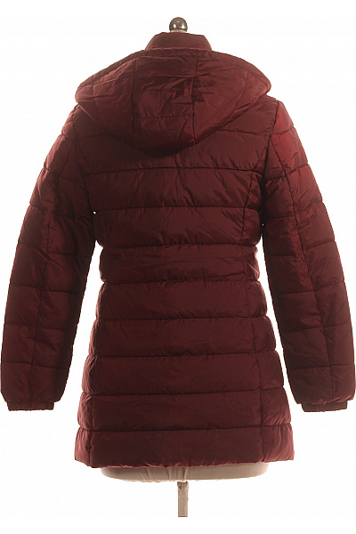 Dámská Bunda Vínová Vel. 36