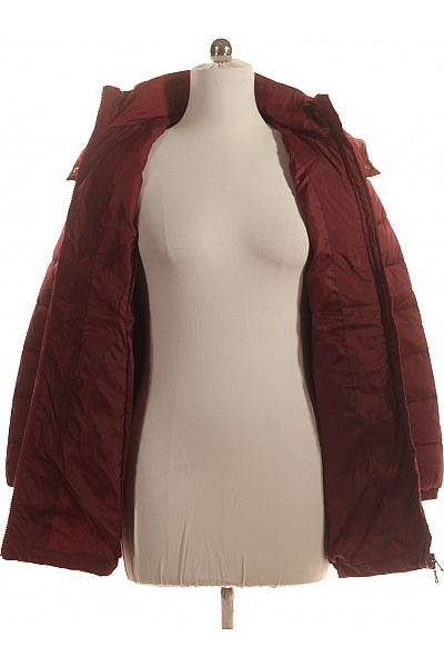 Dámská Bunda Vínová Vel. 36
