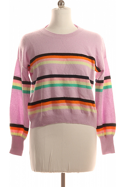 Dámský Pulovr Kašmírový Barevný Brodie Cashmere Vel. M