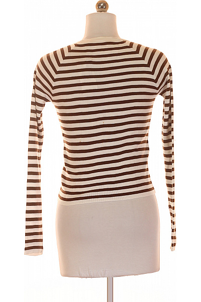 Vzorovaná  Halenka Hnědá MANGO Vel. S