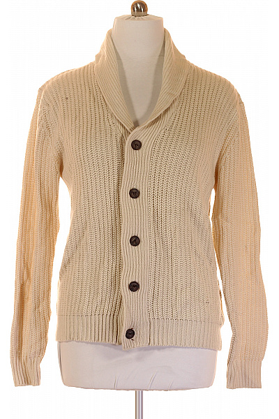 BRAVE SOUL Pánský Cardigan Béžový Vel. L