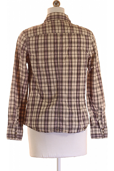 Kostkovaná Dámská Košile Šedá Second hand