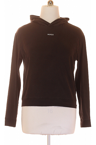 Jednoduché Pánské Tričko Černé Hugo Boss Vel. L