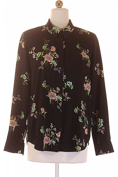 Vzorovaná Dámská Košile Černá Second hand Vel. 36 | HM  | obrázek 2