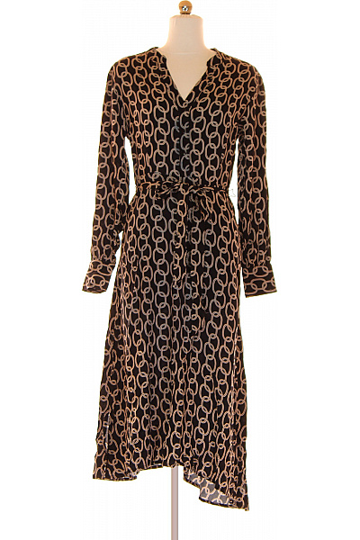 Šaty Černobílé Second hand Vel. 36