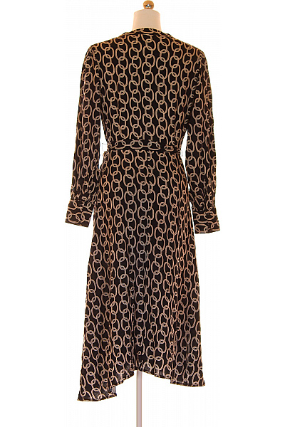 Šaty Černobílé Second hand Vel. 36