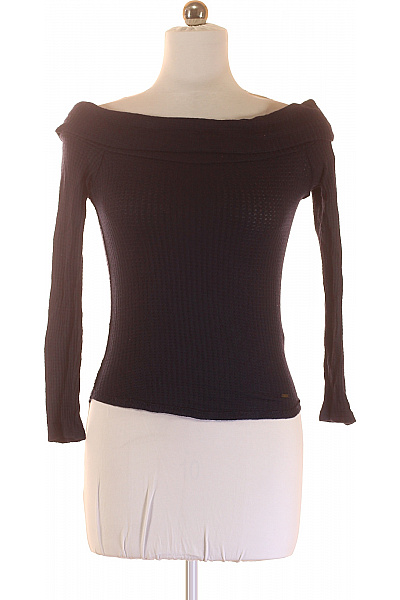 Dámské Tričko Modré Hollister Vel. M