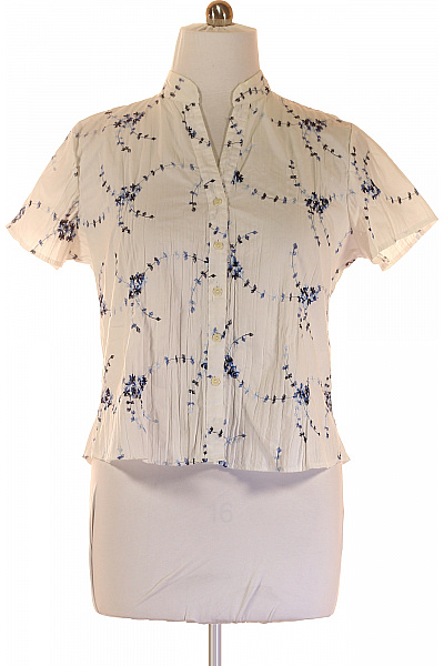 Vzorovaná Dámská Košile Bílá M&Co