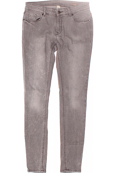 MANGO Dámské Džíny Šedé Vel. 38