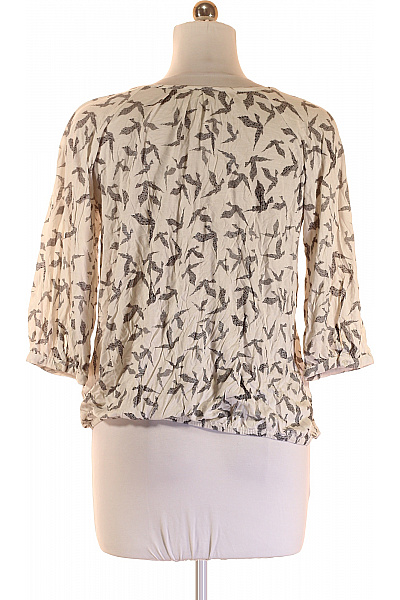 Dámské Tričko s Potiskem Černobílé Wallis Second hand Vel. M