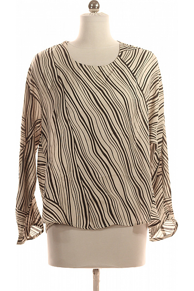 MANGO Vzorovaná  Halenka Černobílá Vel. S | MANGO | obrázek 2