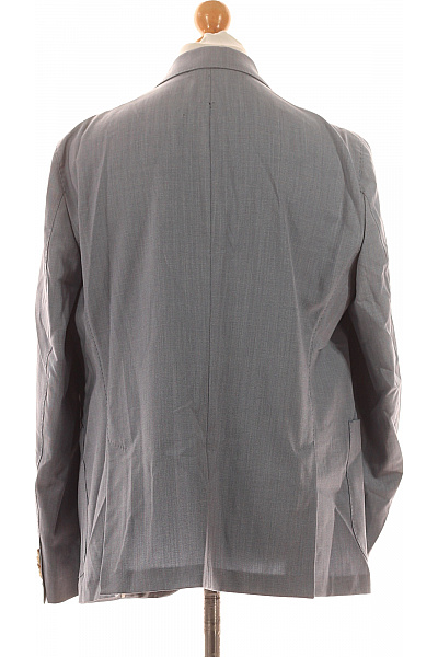 Pánské Sako Vlněné Modré Eduard Dressler Vel. 26 | Eduard Dressler | obrázek 2