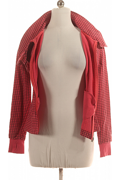 Dámská Mikina Rozepínací Růžová Vel. L | Sublevel | obrázek 3