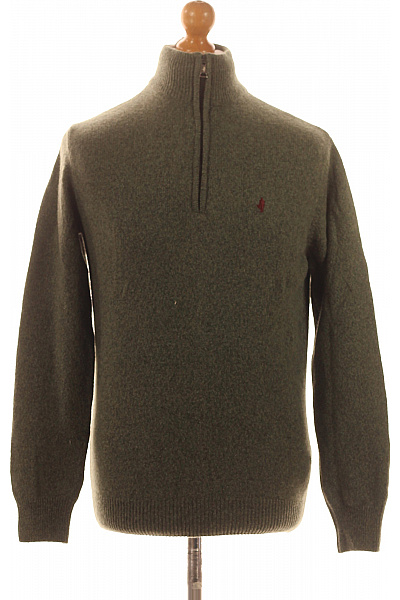 Pánský Svetr Lněný Zelený Mcs Vel. M | mcs | obrázek 2