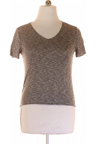 Dámské Tričko Šedé MANGO Vel. L