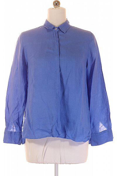 Dámská Košile Modrá Massimo Dutti Vel. 42