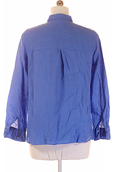 Dámská Košile Modrá Massimo Dutti Vel. 42